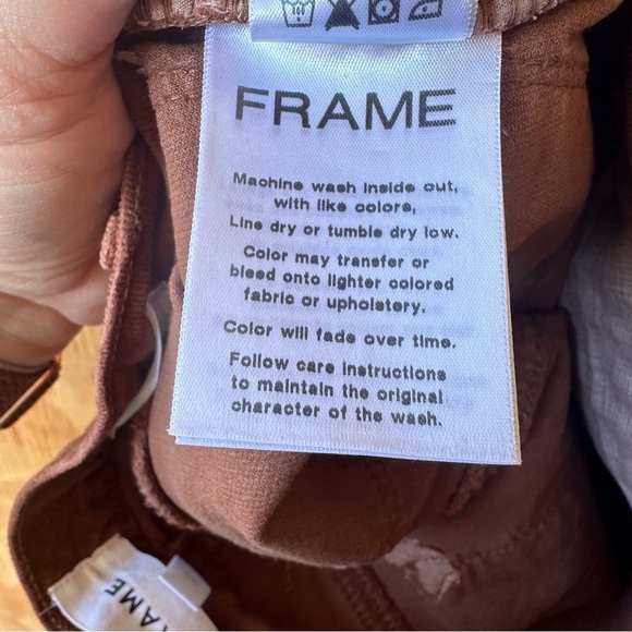 Frame Denim Le High Skinny Corduroy Pants in Butterscotch - Picture 10 of 14